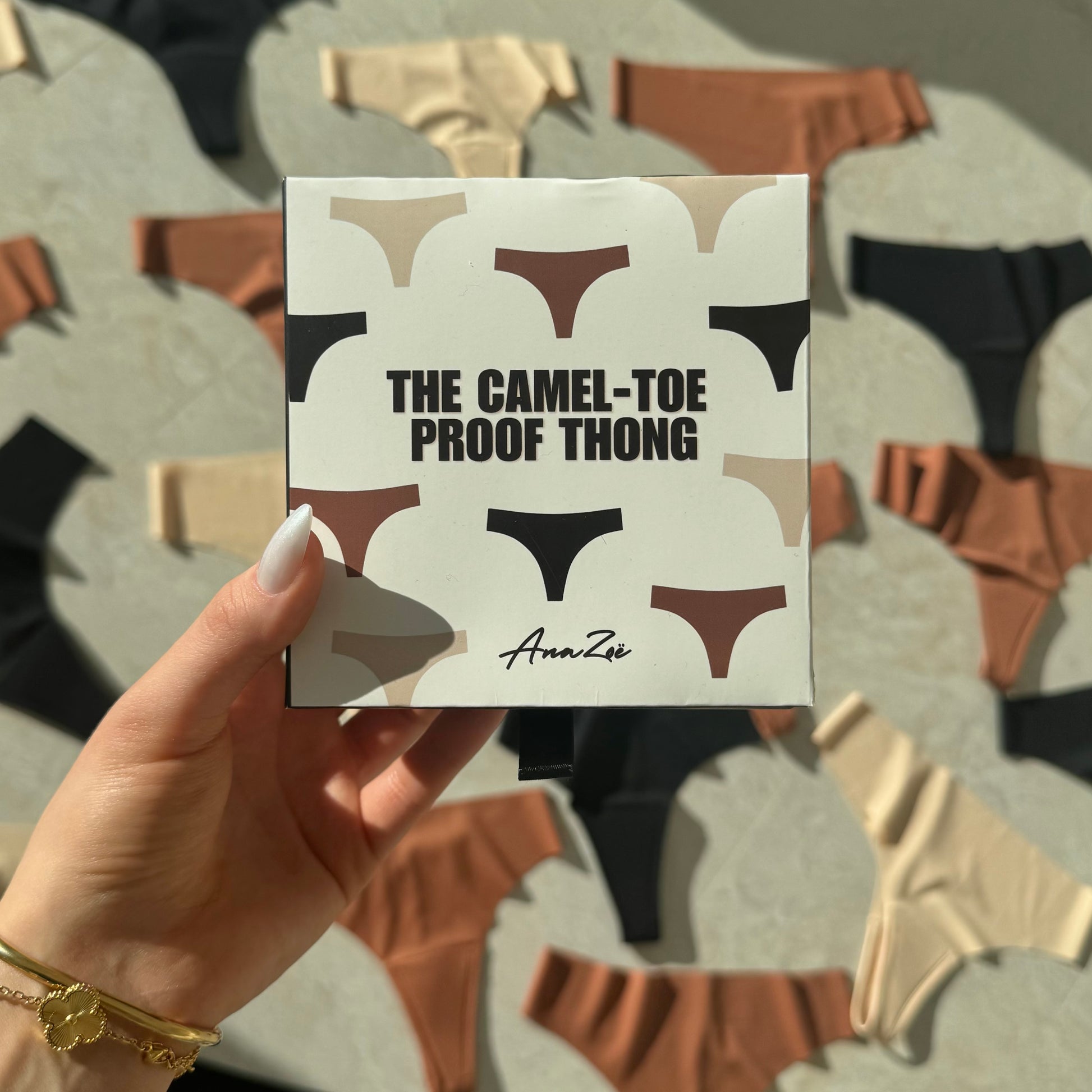 Camel-toe proof thong
